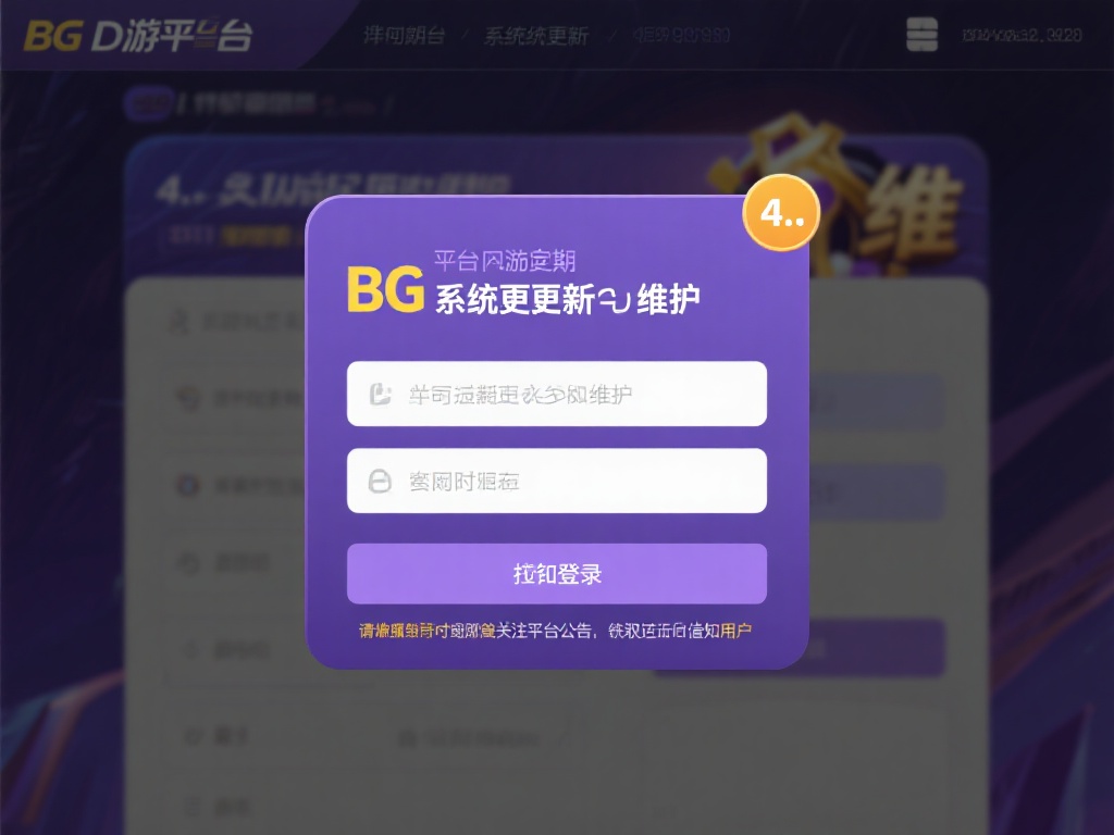 BG大游登录问题汇总及详细解决方案 4. 系统更新或维护
BG大游平台定期进行系统更