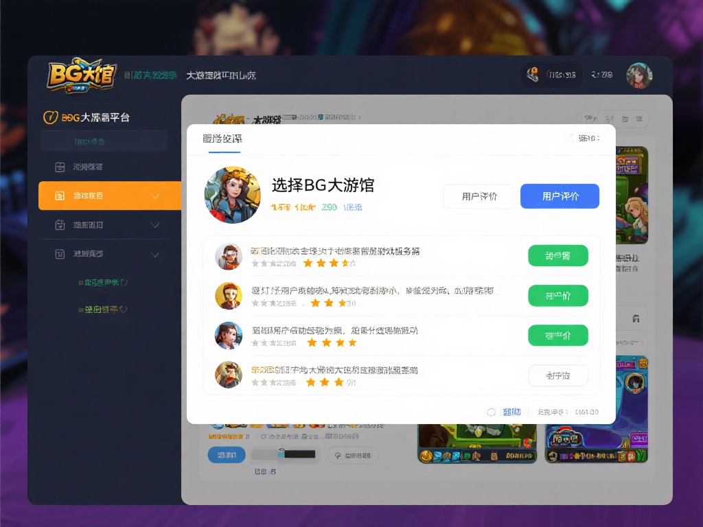 在选择BG大游馆的游戏平台时，可以查询其他用户的评